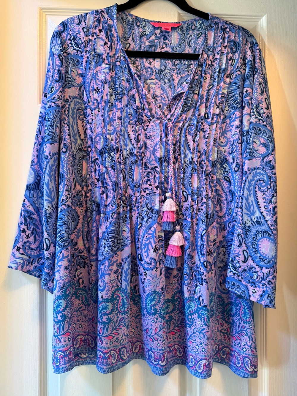 LILLY PULITZER Marilina Tunic-Size XL - Picture 5 of 10